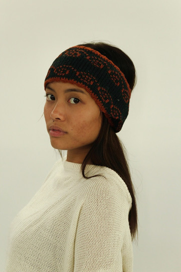 Diadema artesanal lana natural del Himalaya, Nepal