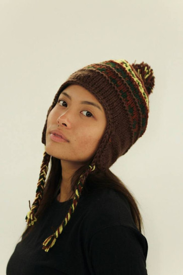 Gorro artesanal, lana de oveja del Himalaya, Nepal