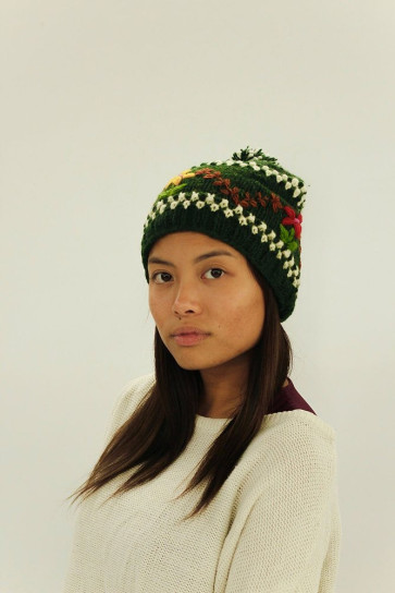 Gorros artesanales, lana natural del Himalaya, Nepal