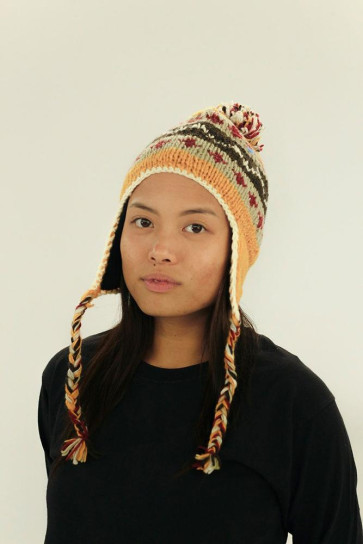 Gorro artesanal , lana de oveja del Himalaya, Nepal