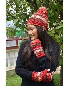 Gorro LUKLA espacio - Rojo