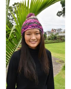 Gorro LUKLA fuego - Lila