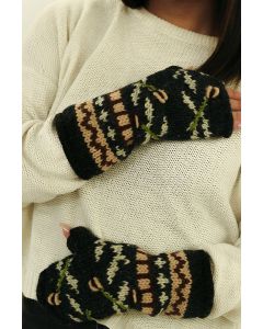 Guantes GULMI tierra - Negro