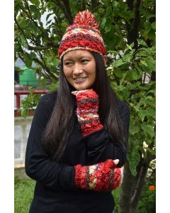 Guantes LUKLA espacio - Rojo