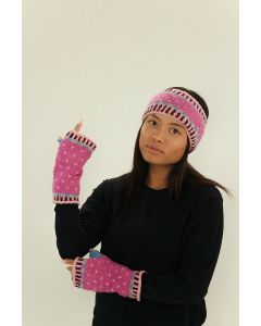 Guantes NUPTSE fuego - Rosa