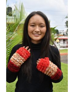 Guantes SINDHULI fuego - Rojo